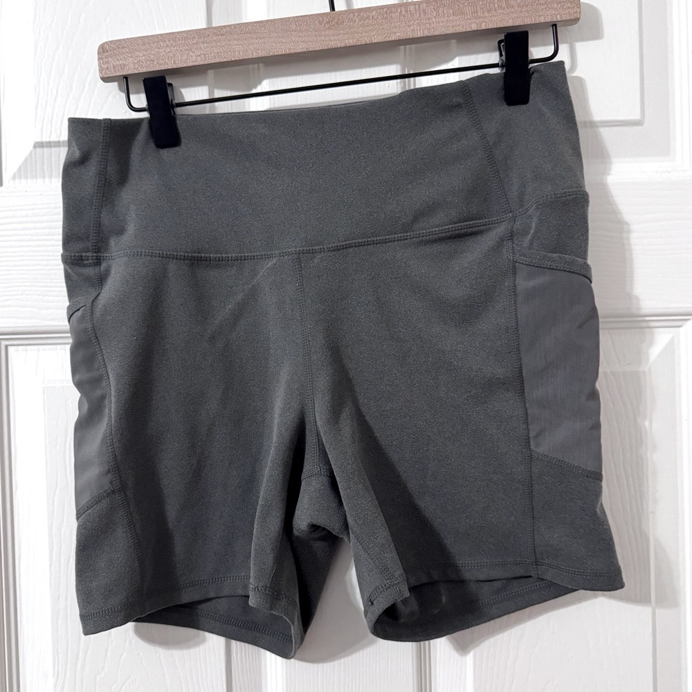 Gray Yoga Shorts by Gaiam